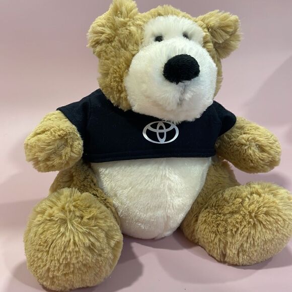 Toyota Cars Cat, Dog and Bear Stuffed Animals with Toyota Logo on Black Shirts - Picture 6 of 11